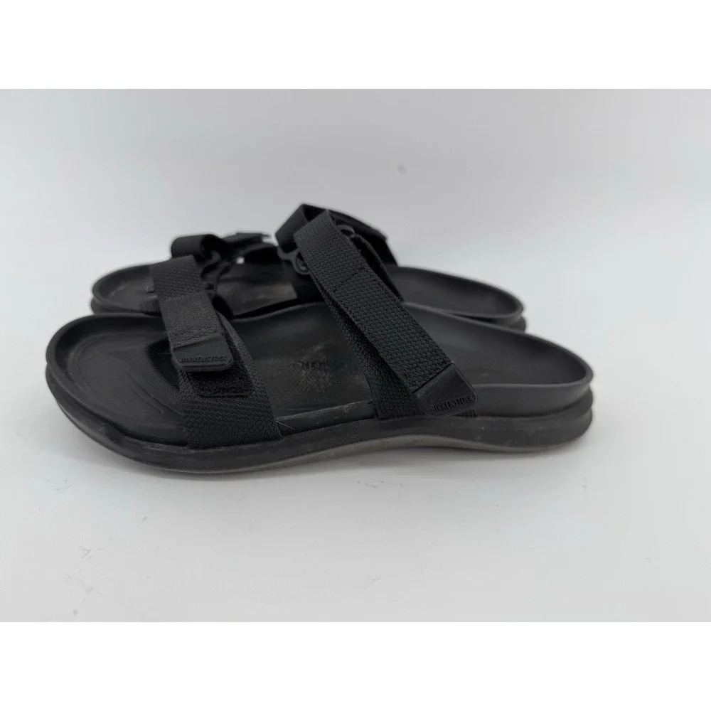 Birkenstock Kalahari Birko-Flor‎ sandal futura Black Sz 38 US women 7-7.5